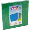 SCS Direct Bricks Building Blocks Baseplates- Large 10x10" Variety Pack w Dual Connectivity, 6 Pk Compatible w All Major Building Blocks Brands - 3 of 4