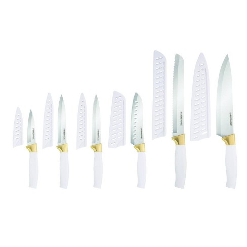 Farberware 12pc Cutlery Set White/gold : Target