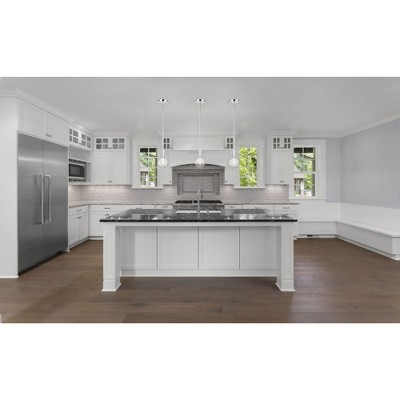 Sleek Chrome Mini-Pendant with Clear Glass Shade