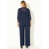 Catherines Women's Plus Size Accolades Georgette Pant Set - 3 of 4