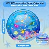 40" Extra Large Tummy Time Water Mat for Babies, XL Baby Water Play Mat, Infant Water Sensory Baby Tummy Time Play Mat - 2 of 4