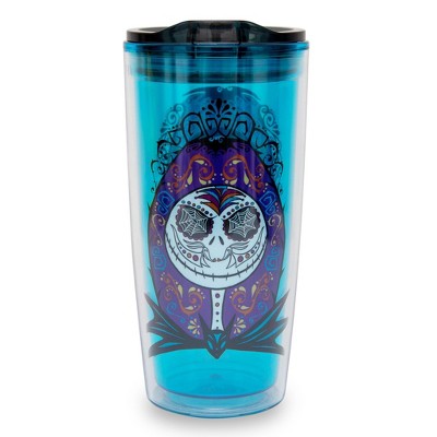 Silver Buffalo Disney The Nightmare Before Christmas Jack Sugar Skull  Plastic Travel Tumbler : Target