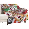 DSANE Christmas Cat Christmas Throw Blanket Soft Fleece Christmas Blanket Cozy Flannel Throw for Couch Bed - 3 of 4