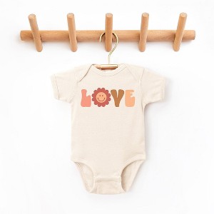 The Juniper Shop Love Daisy Baby Bodysuit - 1 of 2