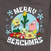 Men's - SpongeBob SquarePants - Merry Beachmas Patrick and Spongebob Short Sleeve Graphic T-Shirt - 2 of 4
