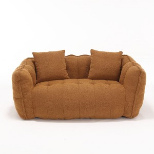 NicBex 64.57 Inch Chenille Couch 2-Seater Recliner Sofa with 2 Throw Pillows for Living Room,Apartment,Bedroom - 1 of 4