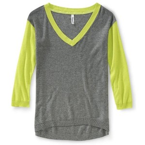 Aeropostale Womens V Neck Knit Sweater - 1 of 1