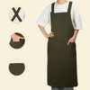 Unique Bargains Cross Back Apron with Pockets 1 Pc - 3 of 4