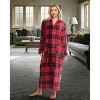ADR Women's Zip Up Robe with Hood, Women's Long Zipper Robe, Warm Cozy Hooded Bathrobe - 2 of 3