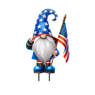Briarwood Lane Everday Metal Art 32x14 Saluting Gnome For Everday Metal Art