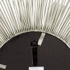 Modern Iron Metal Starburst Wall Mirror Silver - Olivia & May - 3 of 4