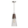 Capital Lighting Connor 1 - Light Pendant in  Black Wash/Matte Nickel - 2 of 4