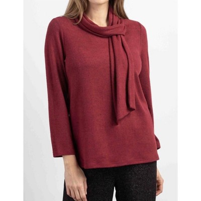 Women's Cozy-Up Fleece Tie Neck Pullover - habitat