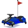 24V Kids Ride-On Drift Car, Electric Drifting Go-Kart with Variable Speed Up to 7.5 Mph, Built-in Music, Colorful Tail Led Lights,USB Connectivity - 2 of 4