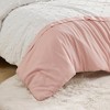 Elegant Jacquard Vibrant Colorblock Comforter Set, Cozy All Season Home Textile fits Lux Bedroom Decor, Valentine's Day Gifts - 2 of 4