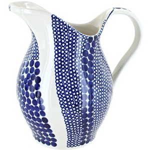 Blue Rose Polish Pottery 1160 Zaklady Pitcher - 1 of 1