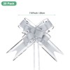 Unique Bargains Plastic Gold Edge Satin Gift Wrap Bows Pull Bows 20 Pcs - 3 of 4