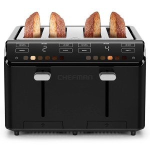 Chefman Smart Touch Digital Toaster with 6 Touchscreen Shade Settings – Black - 1 of 4