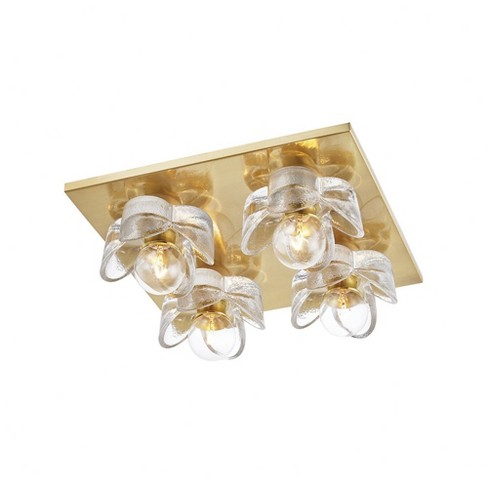 Mitzi Shea 4 - Light Flush Mount in  Aged Brass - image 1 of 1