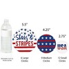 Big Dot of Happiness Stars & Stripes - Memorial Day, 4th of July, Labor Day Patriotic Party Giant Circle Confetti - Party Décor - Large Confetti 27 Ct - 3 of 4