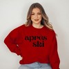 Simply Sage Market Women's Graphic Sweatshirt Apres Ski - 3 of 3