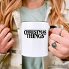 Eerie Christmas Things Vintage Mug, Handcrafted Retro Horror Gift | OrnamentallyYou - 4 of 4