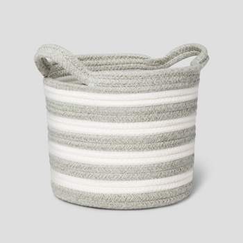 Striped Coiled Kids' Rope Basket - Pillowfort™
