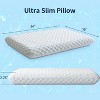 Dyonery Ultra Thin Pillow 2.75" Stomach Sleeping, Slim Pillow for Side Back Stomach Sleepers, Gel Infused Memory Foam Pillow with Two-Sided Pillow - 4 of 4