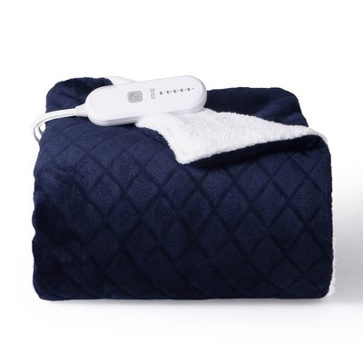 Whizmax Heated Electric Blanket Throw, Flannel Heating Blankets, 5 Heat Settings