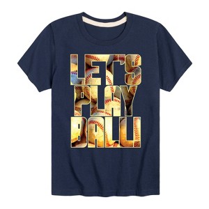 Boys' - Instant Message - Lets Play Ball Short Sleeve Graphic T-Shirt - 1 of 4
