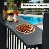 Cuschoice Grill Canopy for Outdoor Grill w/Double Galvanized Steel Roof and 2 Side Shelves, BBQ Gazebo Grill Tent for Patio Garden Backyard - 2 of 4