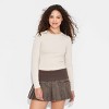 Women's Long Sleeve Base Layer T-Shirt - Wild Fable™ - 2 of 4