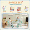 Whisen Kids Table and Chair Set, Height Adjustable 5 Piece Toddler Table and Chair Set with Storage Box, Gift for Kids - 4 of 4