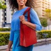 Sparkle and Bash 20 Pack Medium Reusable Tote Bags with Handles, Metallic Red Grocery Shopping Bags, 10 x 8 In - 2 of 4