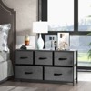 CENGHU Dresser for Bedroom, Fabric Dresser Storage Tower with 5 Drawers, Chest of Drawers with Fabric Bins for Closet, Living Room, Hallway - 4 of 4