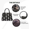 Signare USA Westie Dog Black Convertible Top Handle Handbag - 4 of 4