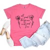 Simply Sage Market Wild and Free Flowers Garment Dyed Tee - 3 of 4