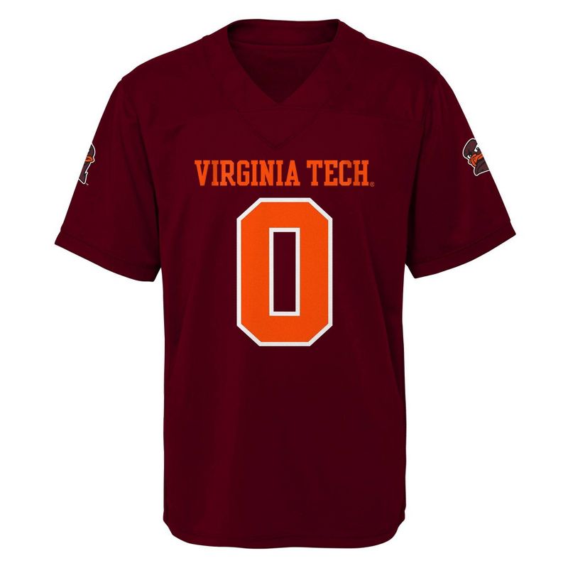NCAA Virginia Tech Hokies Boys&#39; Short Sleeve Jersey, 2 of 4