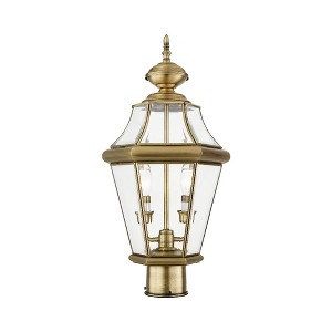 Livex Lighting Georgetown 2 - Light Post Light in  Antique Brass - 1 of 1