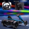 Kids Ride On Go Kart, 24V 300W*2 Motors, 9Ah Battery, Electric Vehicle Car Drifting with Music, Horn, Outdoor Ride On Toy for Teens - 2 of 4
