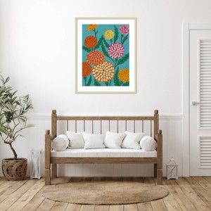 Amanti Art Happy Place I by Chariklia Zarris Wood Framed Wall Art Print - 1 of 4