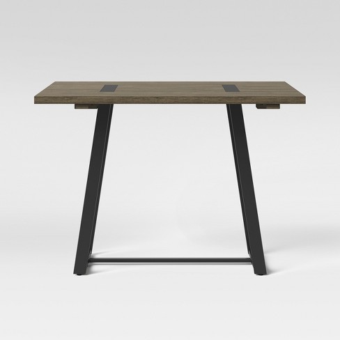 Metal extendable deals dining table