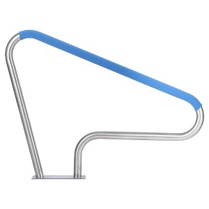 Pool Handrail 48x36 Pool Rail 304 Stainless Steel Silver Rustproof Pool Stair Rail Humanized Swimming Pool Railing, Quick Mount Accessories for Pools - 1 of 4