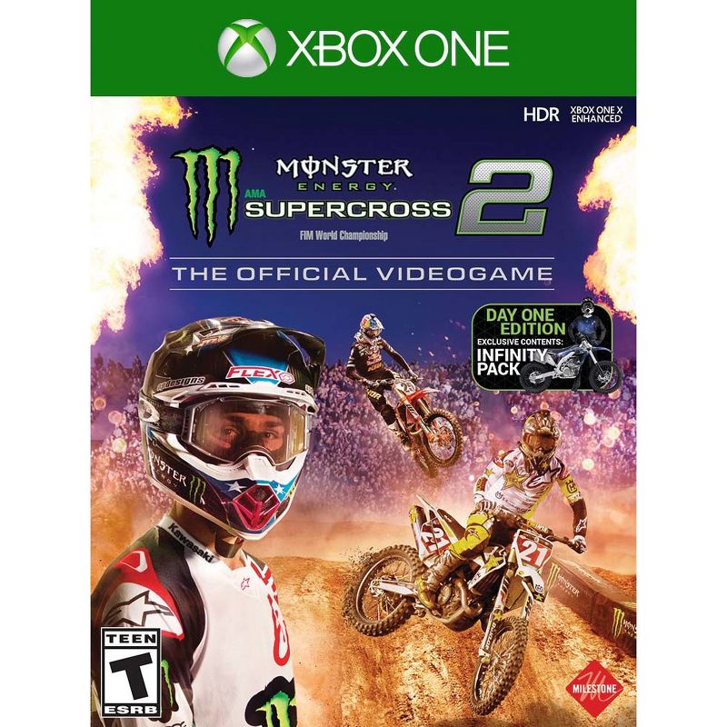 Monster Energy Supercross 2: The Official Video Game Day One Edition - Xbox One, 1 of 8
