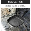 KOCH SYSTEME CS  Induction 9.5inch Ceramic Nonstick Square Grill Pan: Dishwasher-Safe, Bakelite Handle, Toxic-Free, PTFE & PFOA Free, Black - 4 of 4