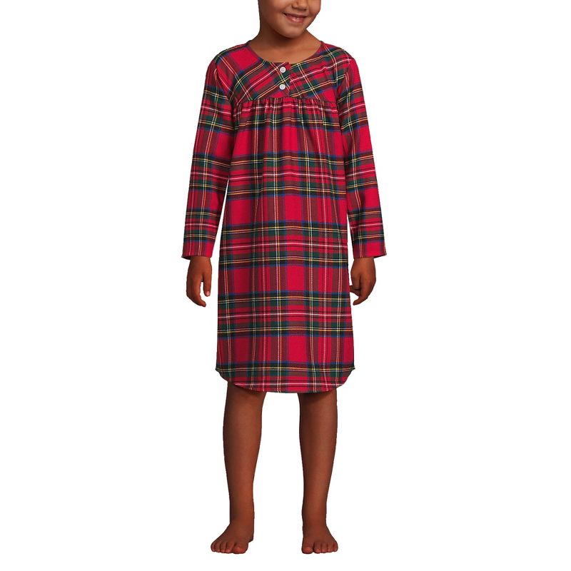 Lands' End Kids Flannel Nightgown, 3 of 4