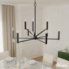 Hunter Fan Sunjai 9 Light Chandelier Ceiling Light Fixture Matte Black - 3 of 4
