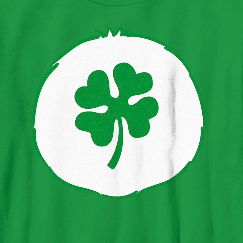 Boy's Care Bears St. Patrick's Day Good Luck Bear Emblem T-Shirt, 2 of 5
