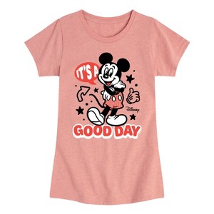 Girls' - Disney - Mickey & Friends Fitted Short Sleeve Graphic T-Shirt - 1 of 4