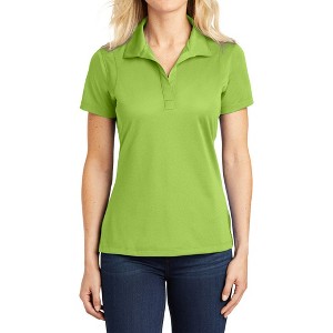 Mafoose Women's Short Sleeve Sport-Wick Smooth Micropique Polo T-shirt - 1 of 4